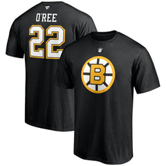 Willie O'Ree Boston Bruins Fanatics Authentic Stack Retired Player Name & Number T-Shirt -  NHL T-shirts