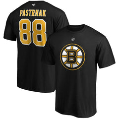 David Pastrnak Boston Bruins Fanatics B&T Name and Number T-Shirt -  NHL T-shirts