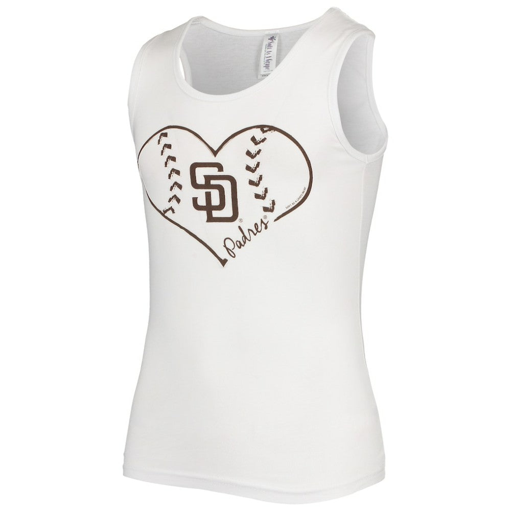 San Diego Padres Soft as a Grape Girls Youth Team Tank Top - MLB Tanks
