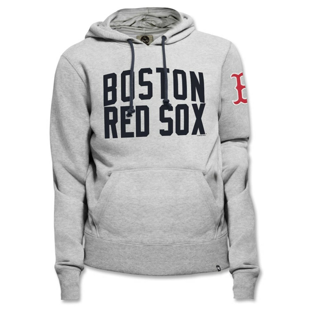 Boston Red Sox '47 Gamebreak Cross Check Pullover Hoodie - MLB Hoodies
