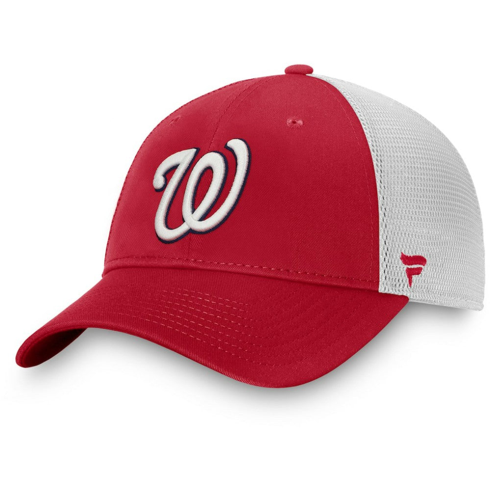 Washington Nationals Fanatics Team Core Unstructured Trucker Adjustable Hat - MLB Hats