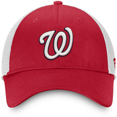 Washington Nationals Fanatics Team Core Unstructured Trucker Adjustable Hat - MLB Hats