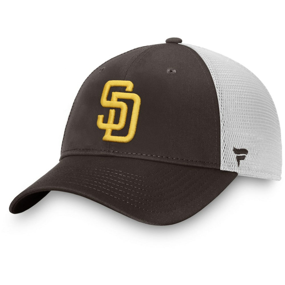 San Diego Padres Fanatics Team Core Unstructured Trucker Adjustable Hat - MLB Hats