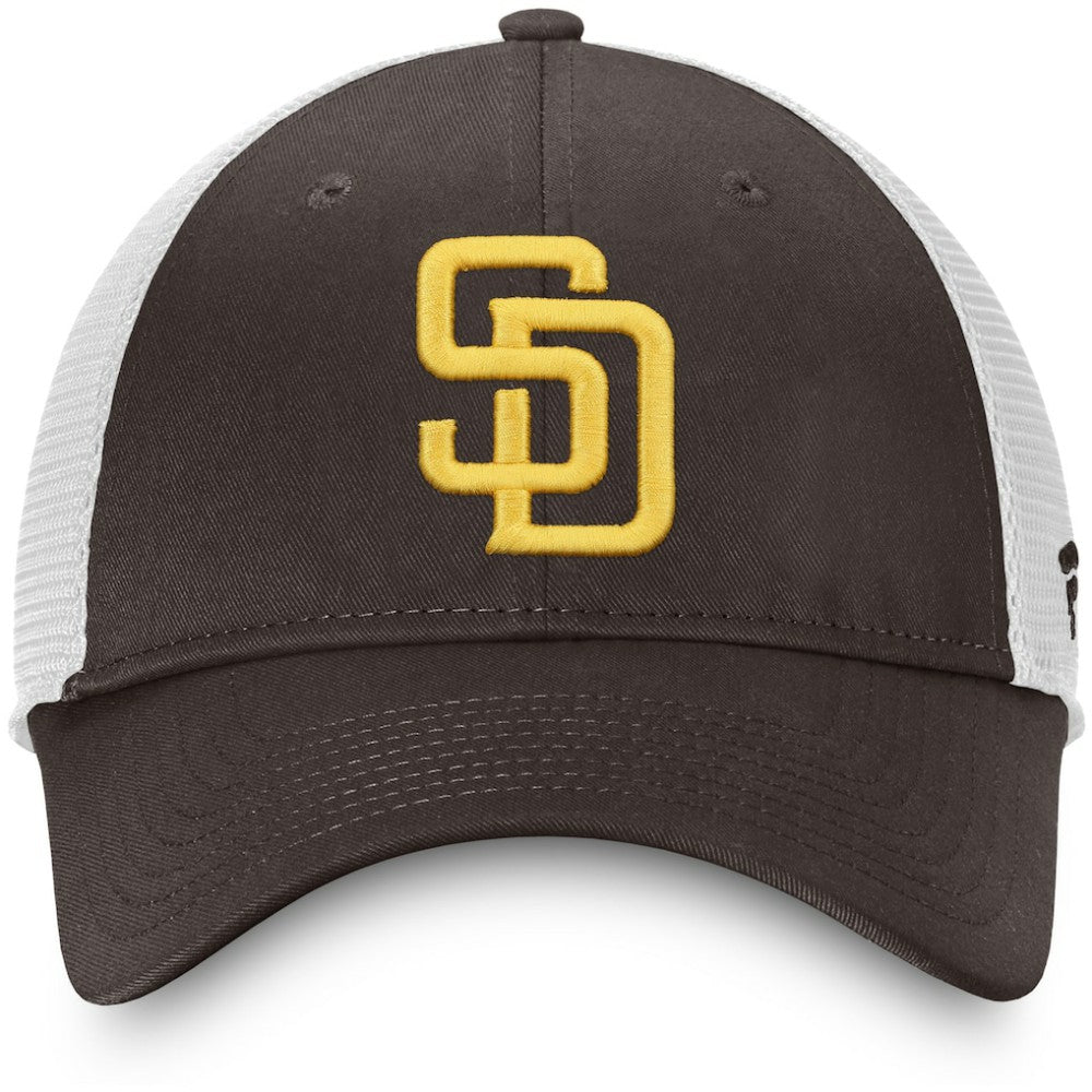 San Diego Padres Fanatics Team Core Unstructured Trucker Adjustable Hat - MLB Hats