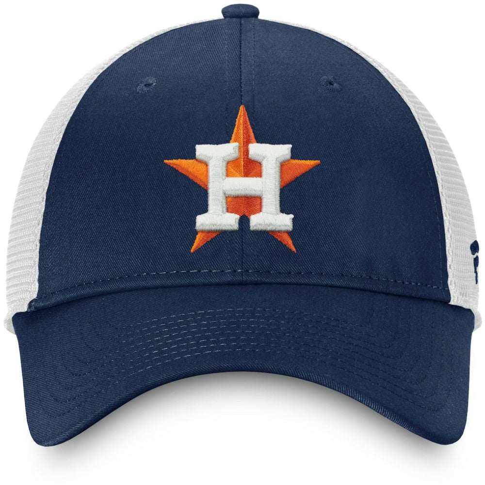 Houston Astros Fanatics Team Core Unstructured Trucker Adjustable Hat - MLB Hats