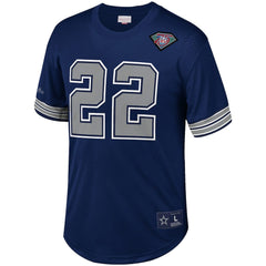 Dallas Cowboys Emmitt Smith  Retired Player Name & Number Mesh Top | NFL Discount