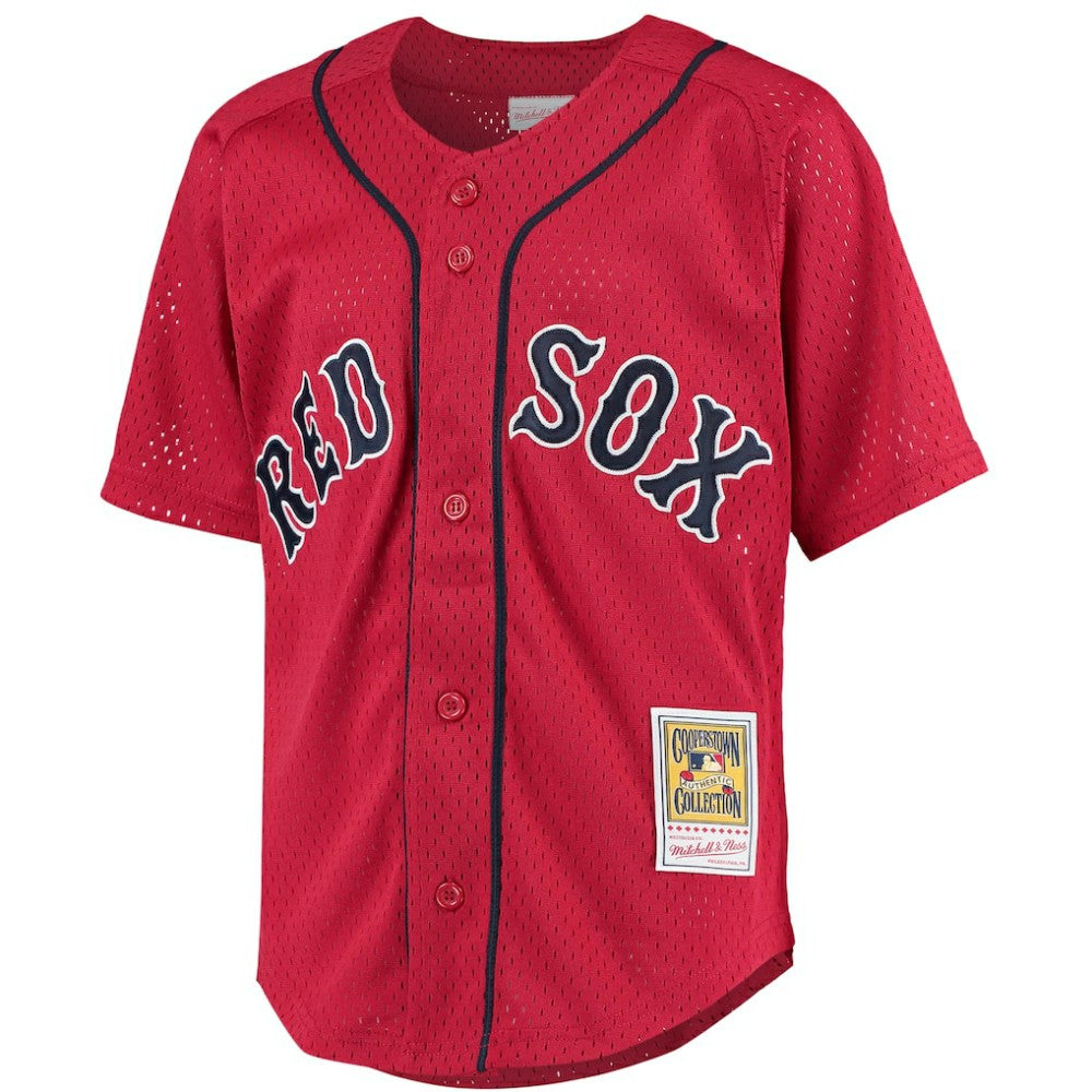 David Ortiz Boston Red Sox Mitchell & Ness Youth Cooperstown Collection Batting Practice Jersey - MLB Jerseys