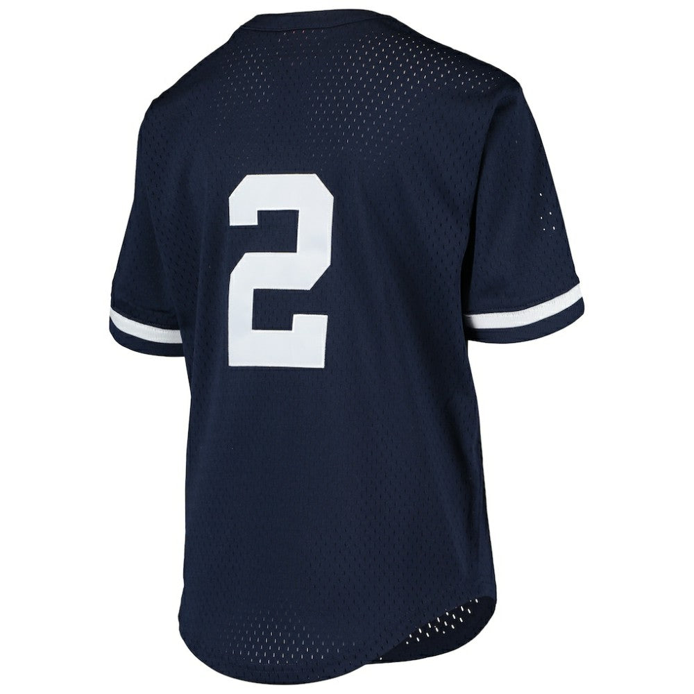 Derek Jeter New York Yankees Mitchell & Ness Youth Cooperstown Collection Mesh Batting Practice Jersey - MLB Jerseys