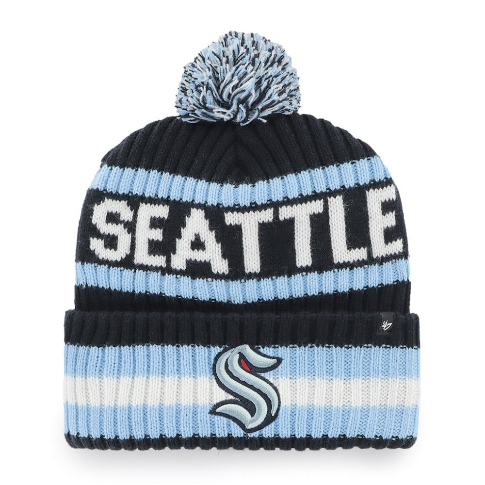 Seattle Kraken '47 Bering Cuffed Knit Hat with Pom -  NHL Hats