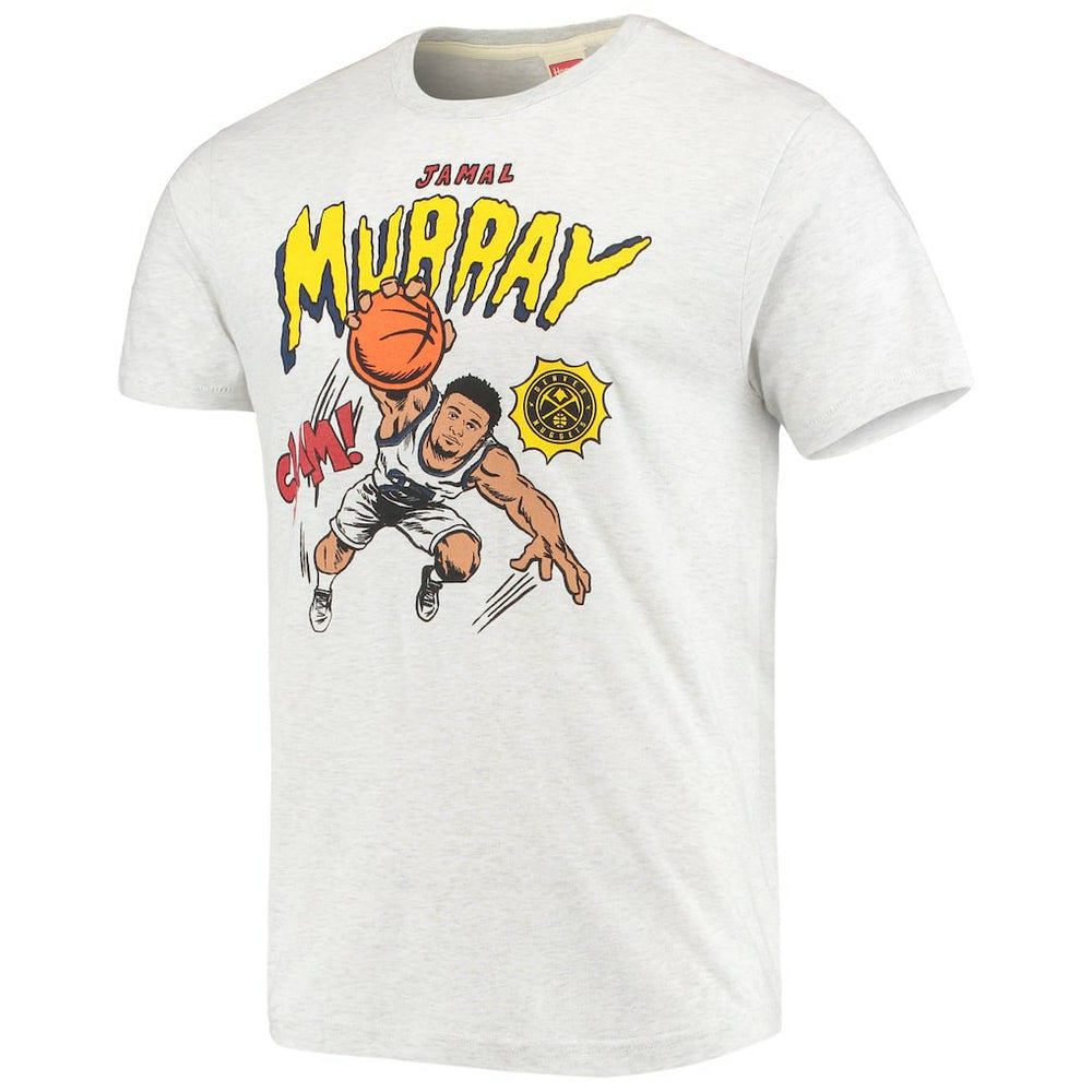 Ash Jamal Murray Denver Nuggets Homage Comic Book Player Tri-Blend T-Shirt sale | NBA