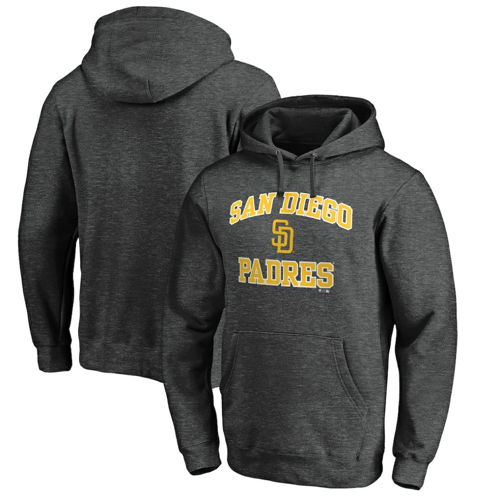 San Diego Padres Heart and Soul Pullover Hoodie - MLB Hoodies
