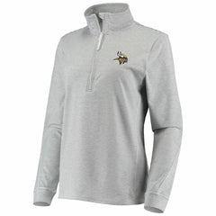 Minnesota Vikings Vineyard Vines Women's Sankaty Shep Half-Zip Pullover Top | NFL Discount