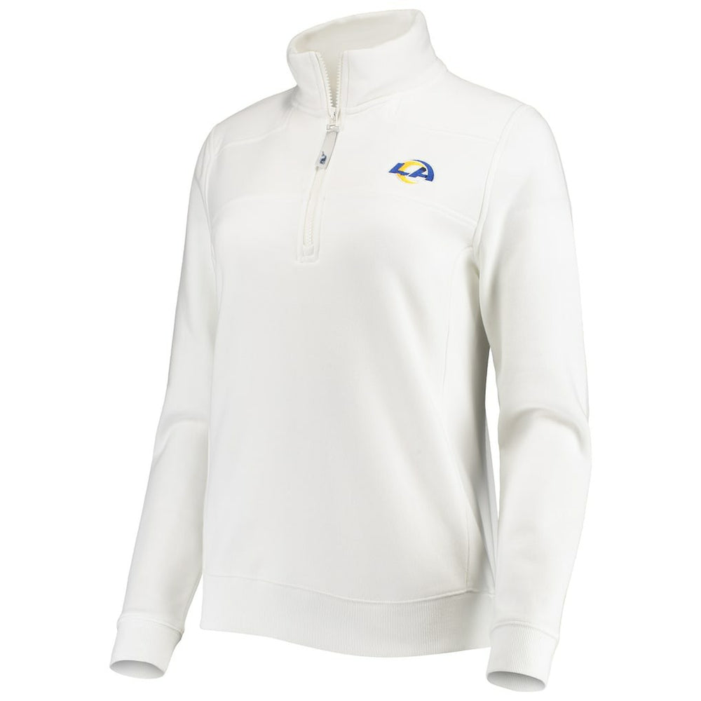 Los Angeles Rams Vineyard Vines Women's Shep Shirt Quarter-Zip Sweatshirt | NFL New