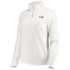 Los Angeles Rams Vineyard Vines Women's Shep Shirt Quarter-Zip Sweatshirt | NFL New
