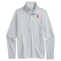 Boston Red Sox Vineyard Vines Women's Stripe Sankaty Half-Zip Pullover Top - MLB Pullover