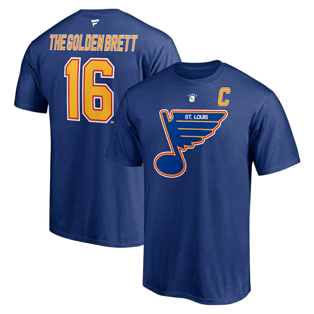 Brett Hull St. Louis Blues Fanatics Authentic Stack Retired Player Nickname & Number T-Shirt -  NHL T-shirts