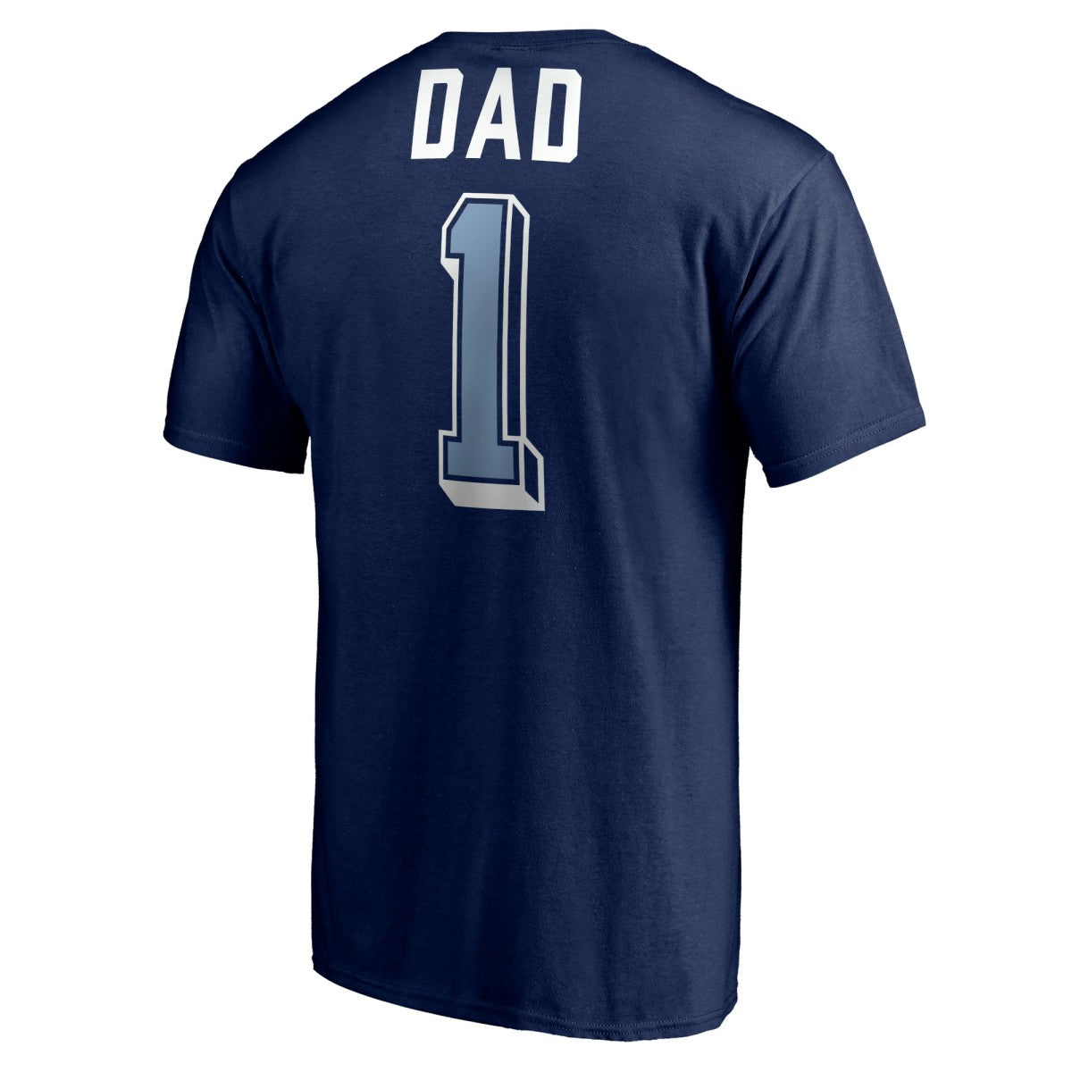 Navy Memphis Grizzlies Number One Dad T-Shirt | NBA
