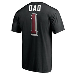 Black Miami Heat Number One Dad T-Shirt | NBA
