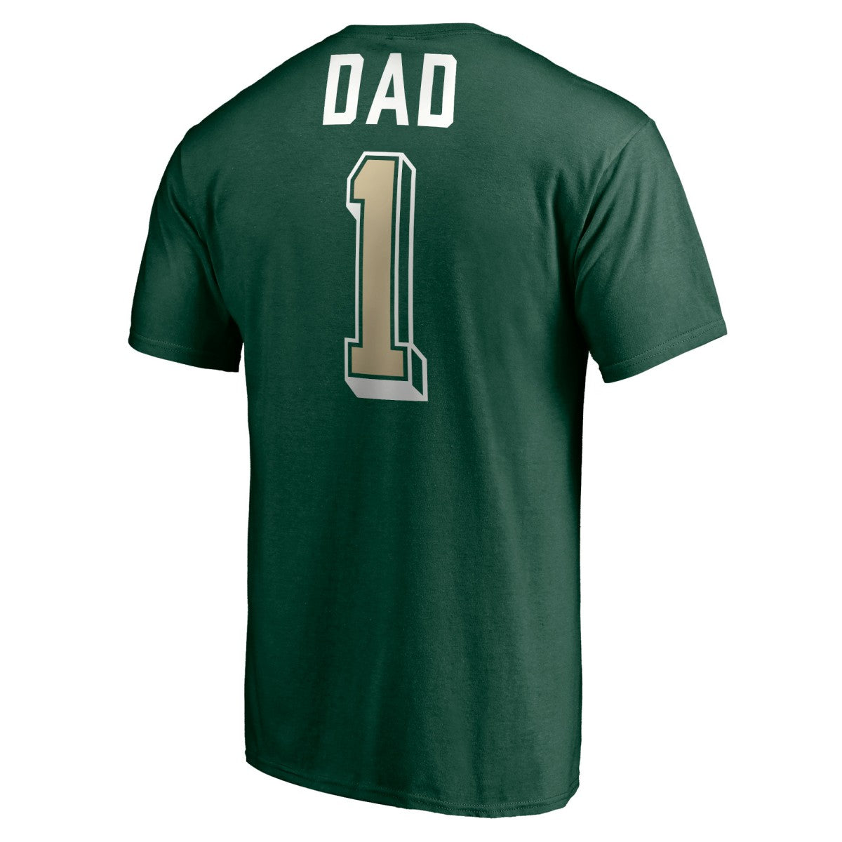 Green Milwaukee Bucks Number One Dad T-Shirt | NBA