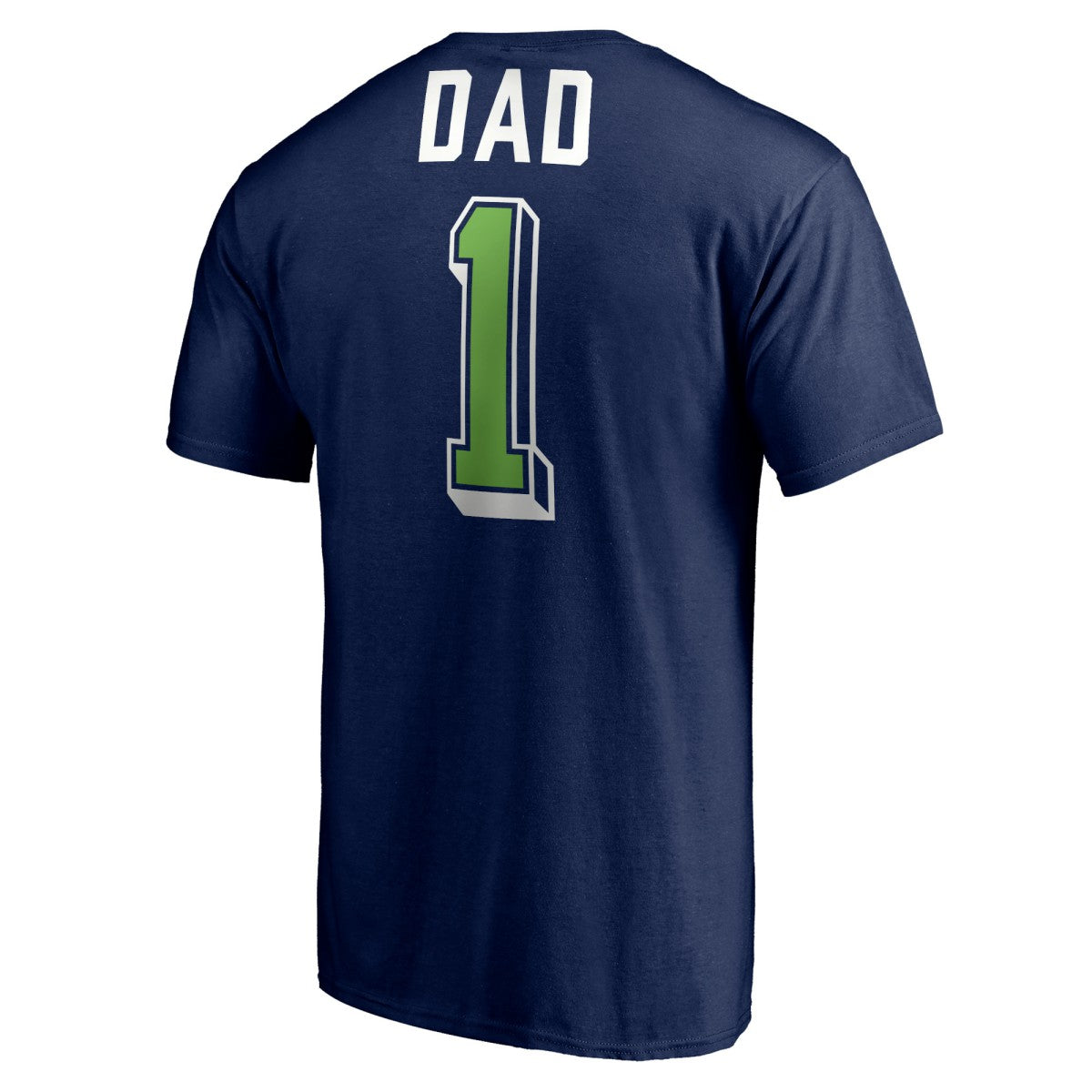 Navy Minnesota Timberwolves Number One Dad T-Shirt | NBA