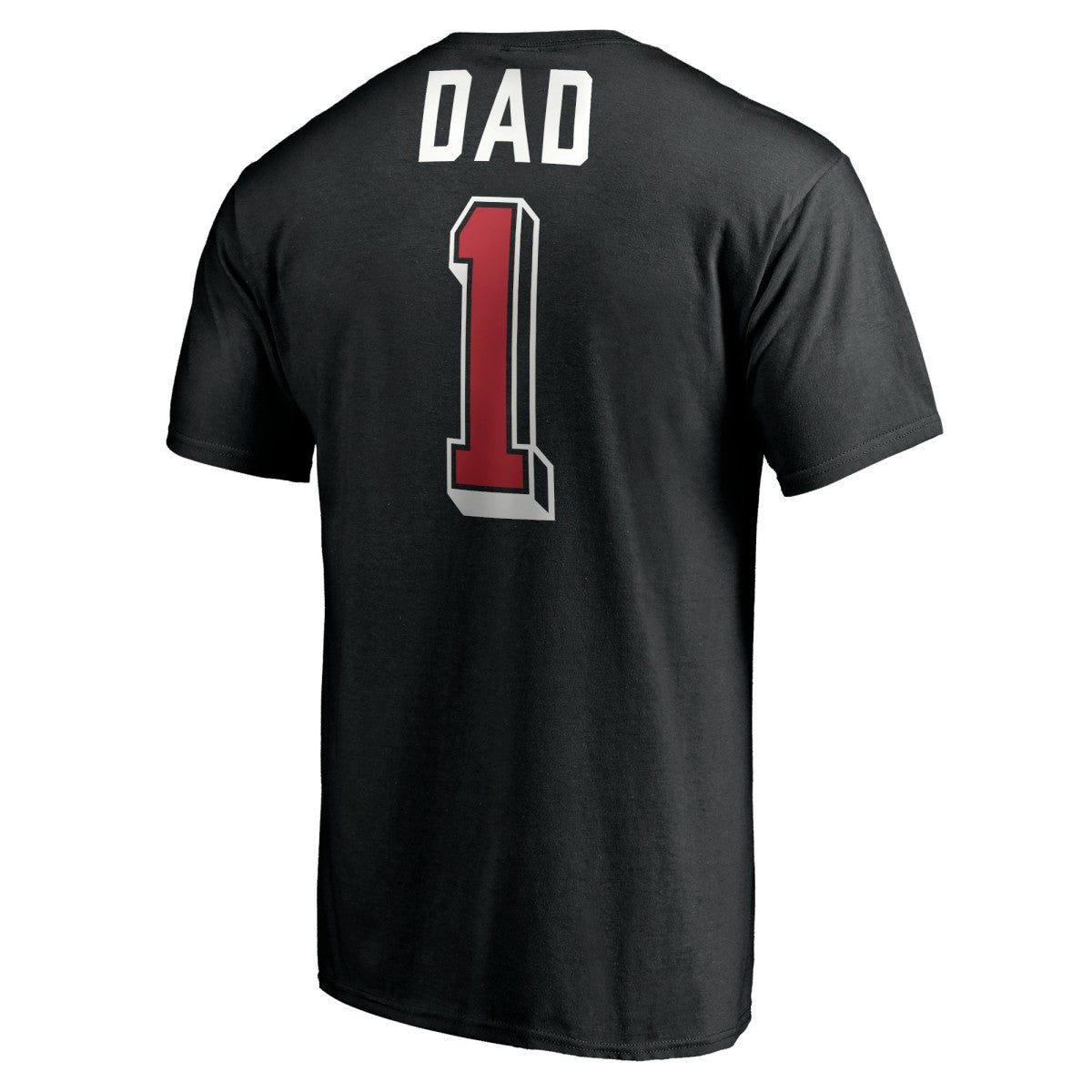 Black Toronto Raptors Number One Dad T-Shirt | NBA