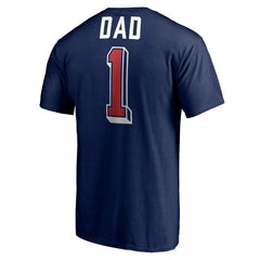 Navy Washington Wizards Number One Dad T-Shirt | NBA