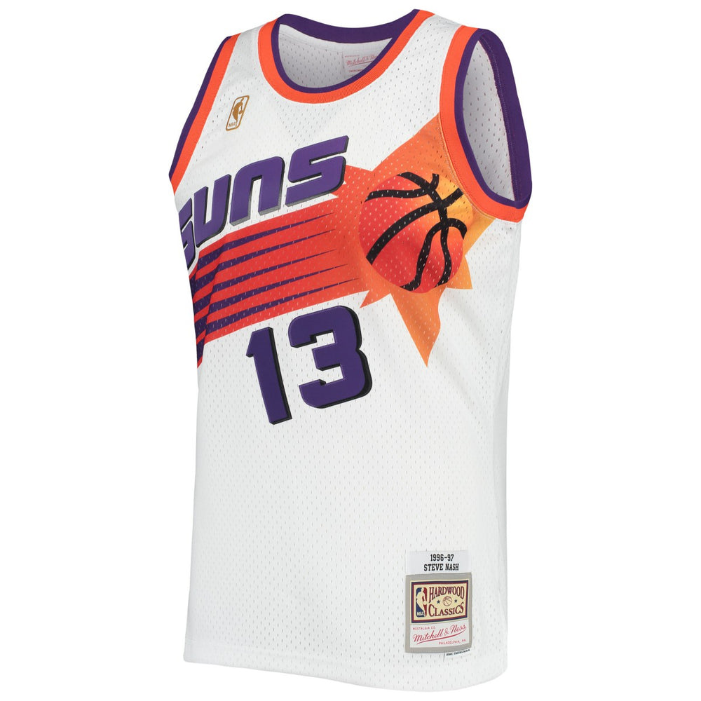 White Steve Nash Phoenix Suns 1996/97 Hardwood Classics Swingman Jersey | NBA
