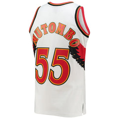 White Dikembe Mutombo Atlanta Hawks 1996/97 Hardwood Classics Swingman Jersey | NBA