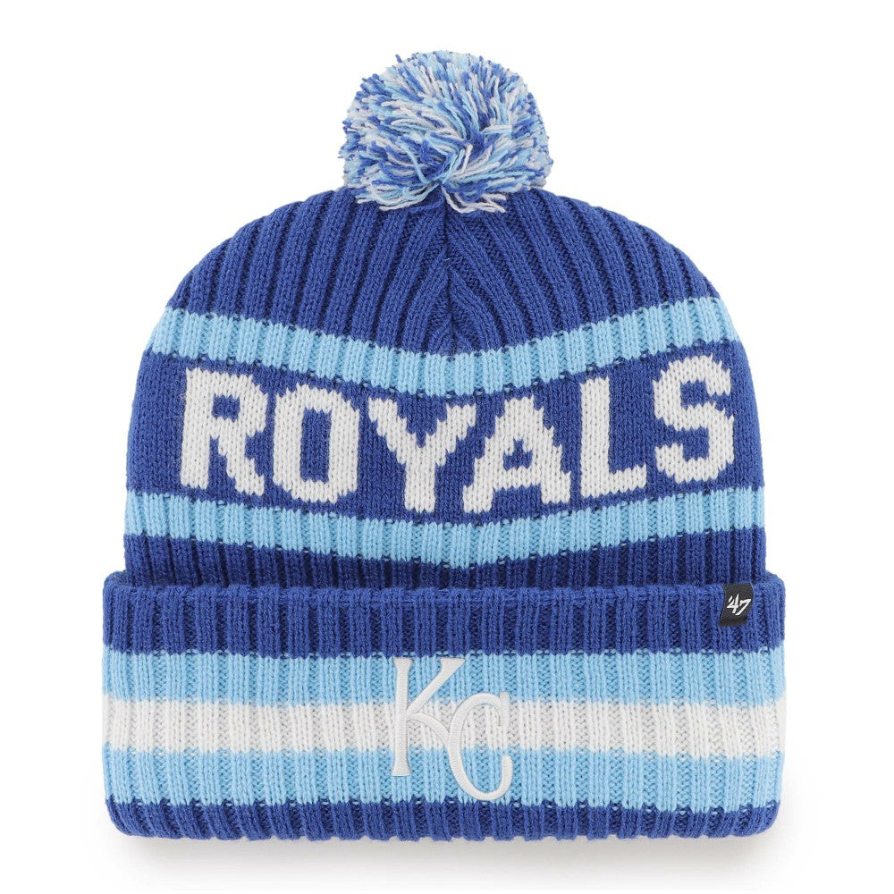 Kansas City Royals '47 Bering Cuffed Knit Hat with Pom - MLB Hats
