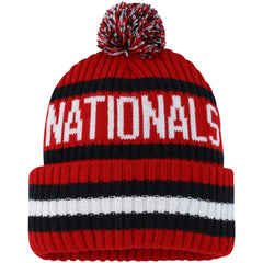 Washington Nationals '47 Bering Cuffed Knit Hat with Pom - MLB Hats