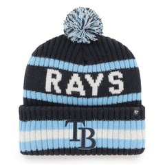 Tampa Bay Rays '47 Bering Cuffed Knit Hat with Pom - MLB Hats