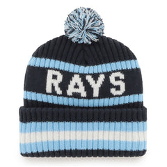 Tampa Bay Rays '47 Bering Cuffed Knit Hat with Pom - MLB Hats