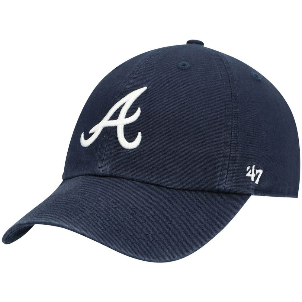 Atlanta Braves '47 Youth Team Logo Clean Up Adjustable Hat - MLB Hats