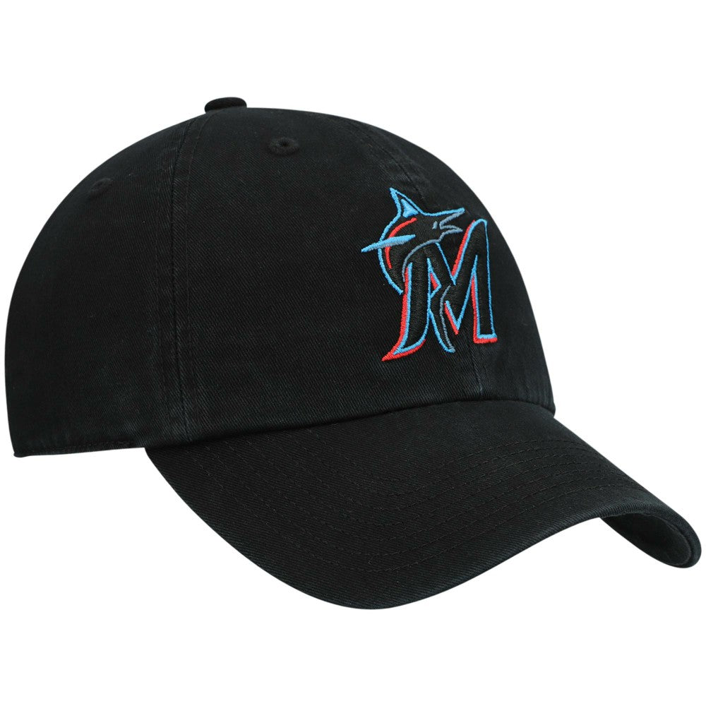 Miami Marlins '47 Youth Team Logo Clean Up Adjustable Hat - MLB Hats