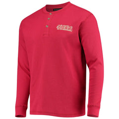San Francisco 49ers Dunbrooke Logo Maverick Thermal Henley Long Sleeve T-Shirt | NFL Sale