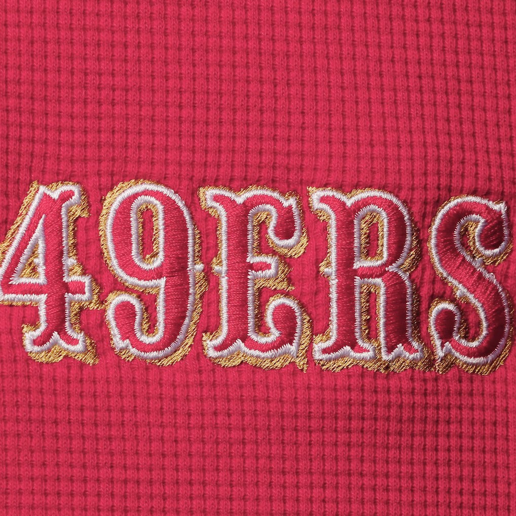 San Francisco 49ers Dunbrooke Logo Maverick Thermal Henley Long Sleeve T-Shirt | NFL Sale