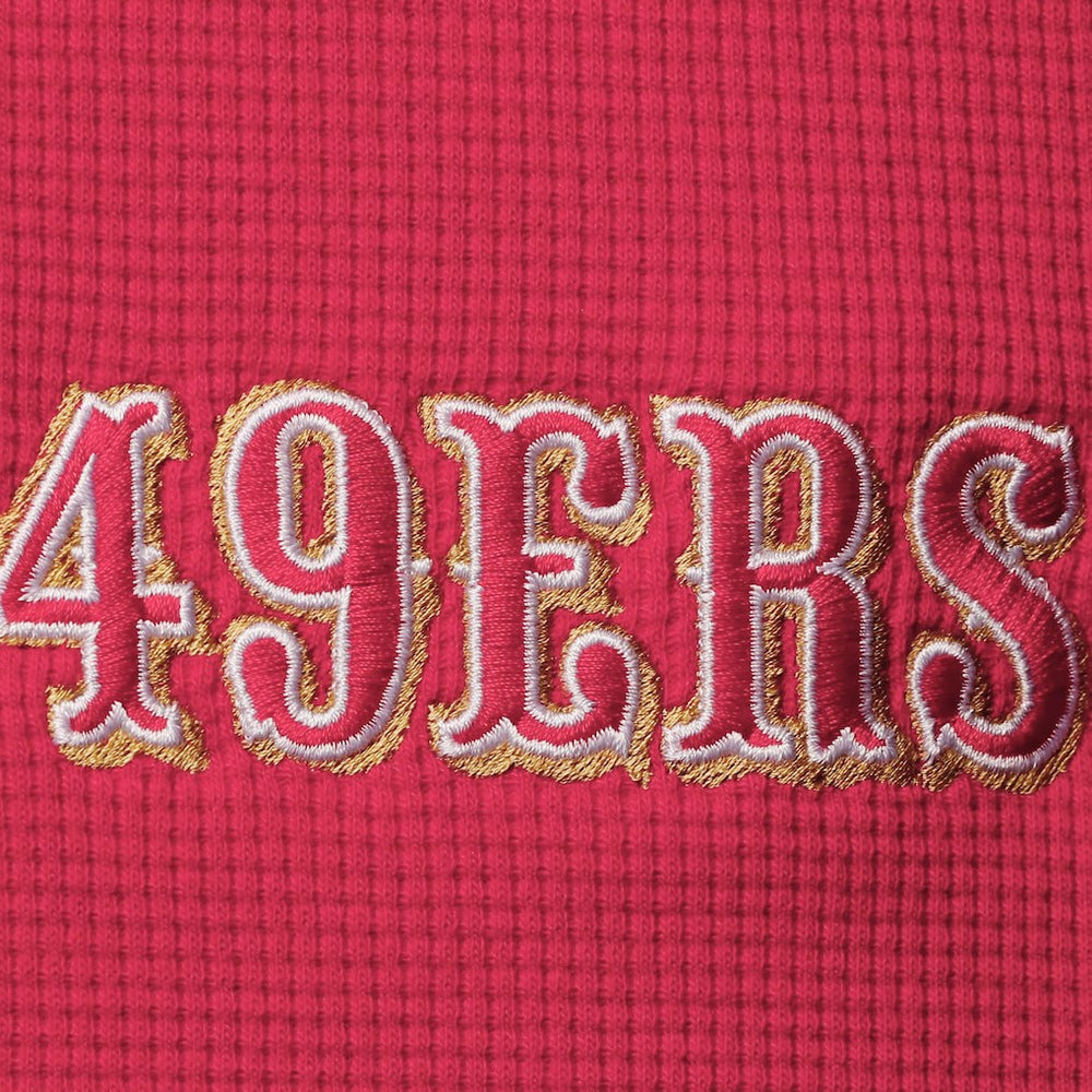 San Francisco 49ers Dunbrooke Logo Maverick Thermal Henley Long Sleeve T-Shirt | NFL Sale