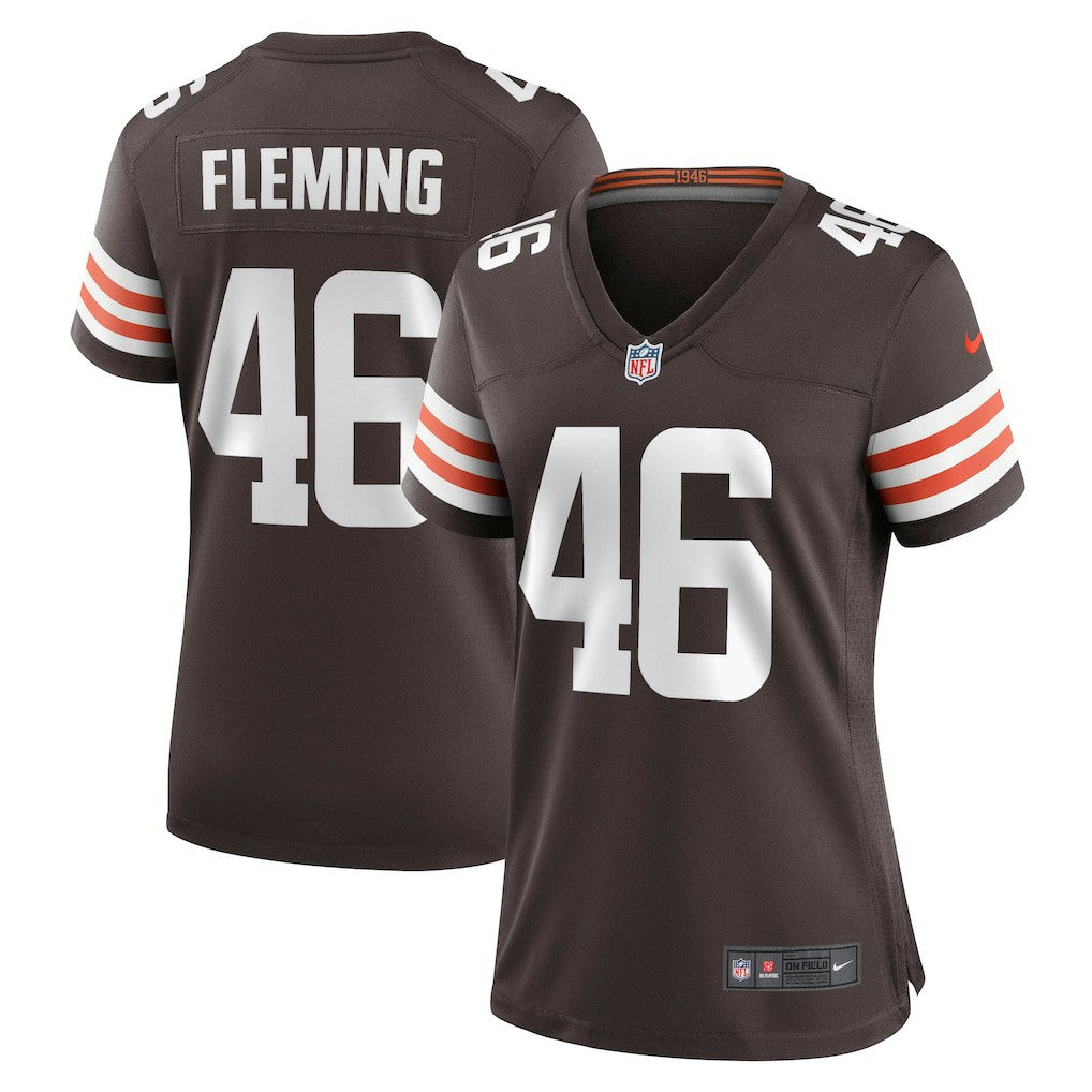 Cleveland Browns Don Fleming  Women's Retired Player Jersey | NFL Near me