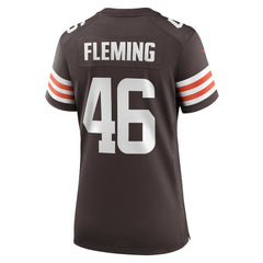 Cleveland Browns Don Fleming  Women's Retired Player Jersey | NFL Near me