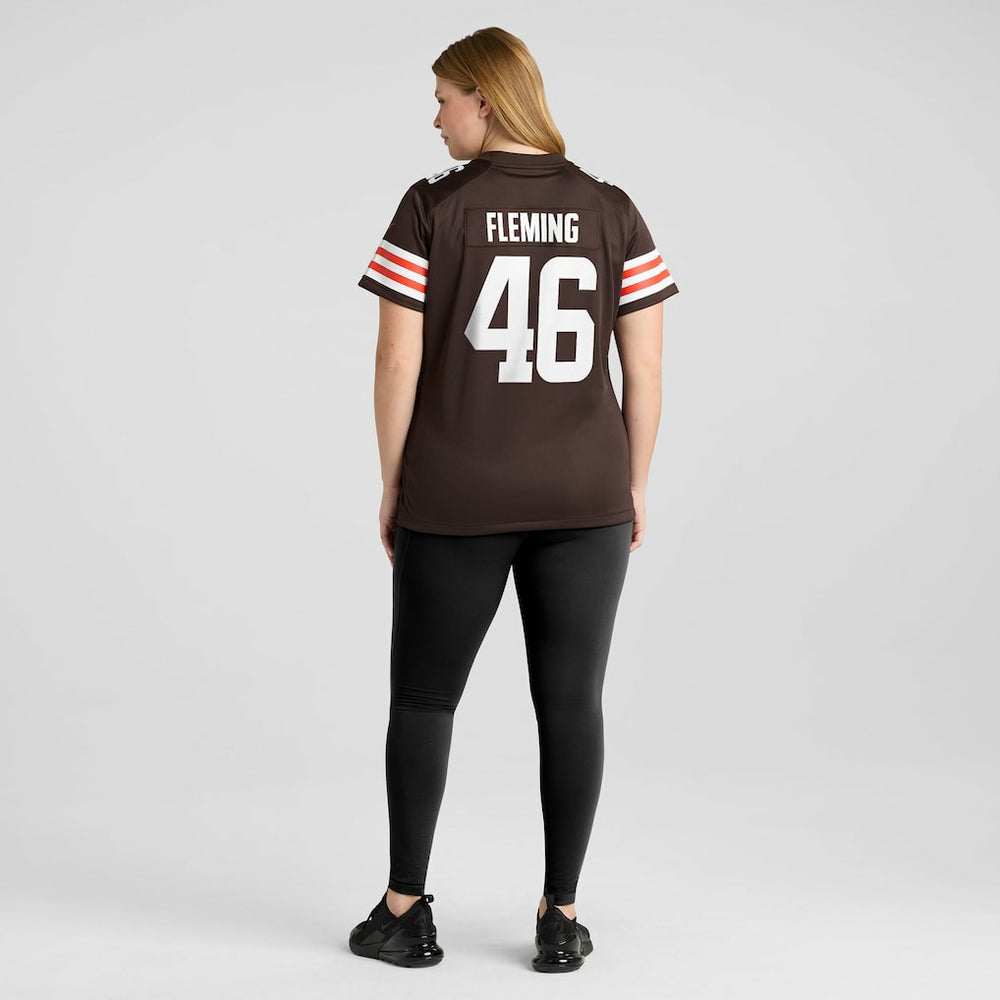 Cleveland Browns Don Fleming  Women's Retired Player Jersey | NFL Near me