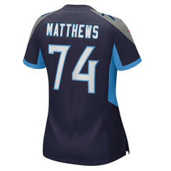 Tennessee Titans Bruce Matthews  Women's Retired Player Jersey | NFL Online