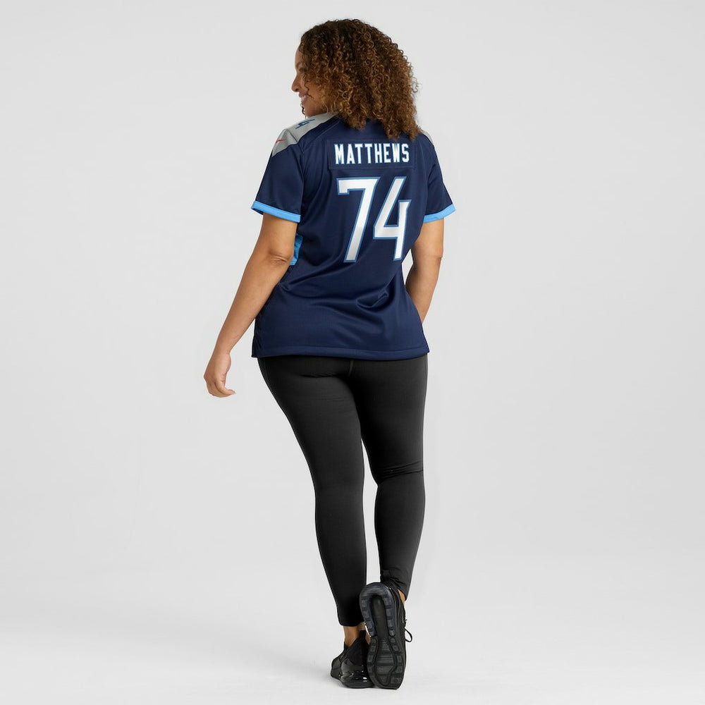 Tennessee Titans Bruce Matthews  Women's Retired Player Jersey | NFL Online