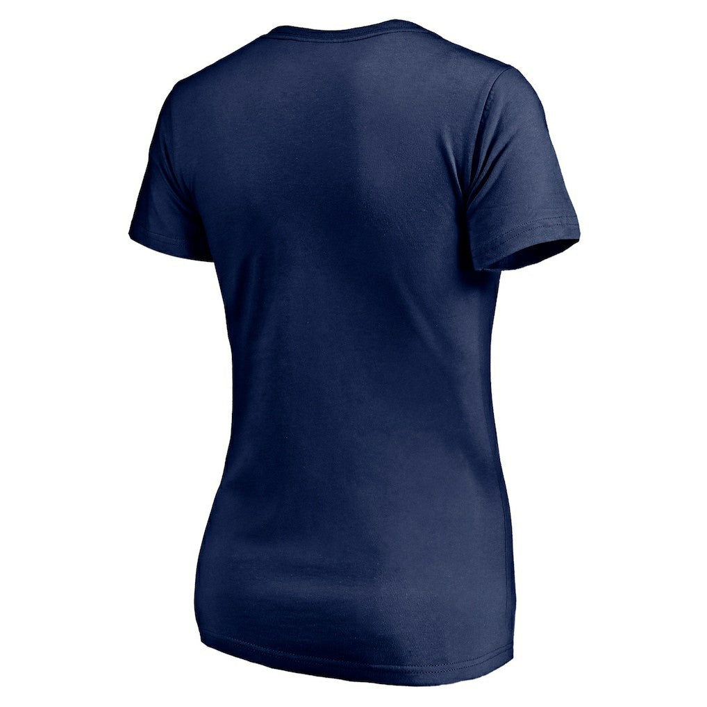 Jacksonville Jaguars Women's Red White and Team V-Neck T-Shirt | NFL New