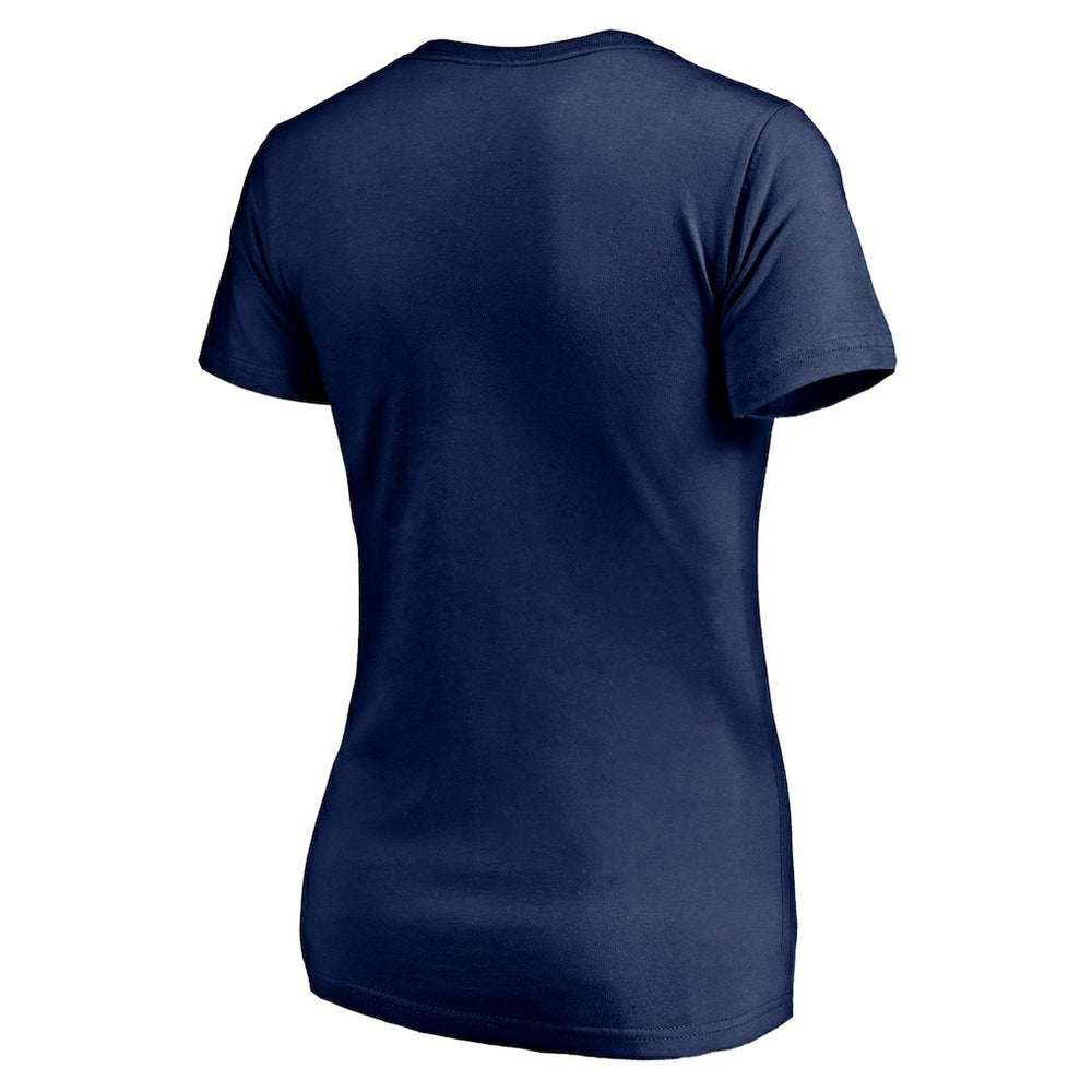 Jacksonville Jaguars Women's Red White and Team V-Neck T-Shirt | NFL New