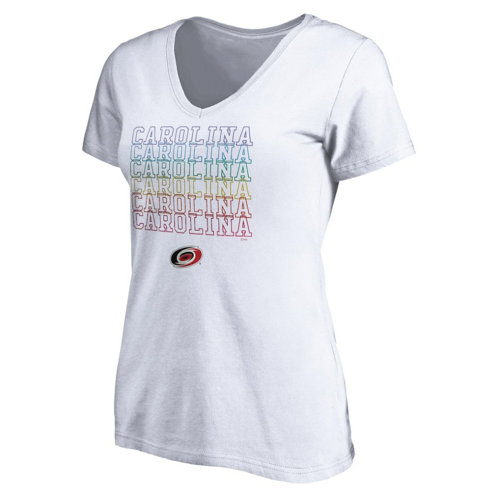 Carolina Hurricanes Women's City Pride V-Neck T-Shirt -  NHL T-shirts