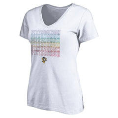 Pittsburgh Penguins Women's City Pride V-Neck T-Shirt -  NHL T-shirts
