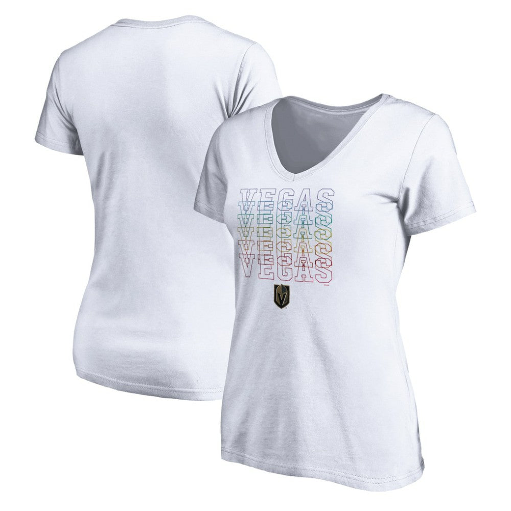 Vegas Golden Knights Women's City Pride V-Neck T-Shirt -  NHL T-shirts