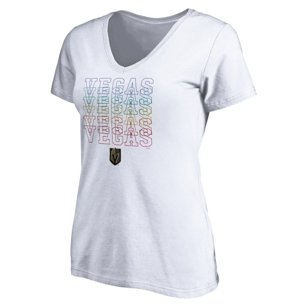 Vegas Golden Knights Women's City Pride V-Neck T-Shirt -  NHL T-shirts