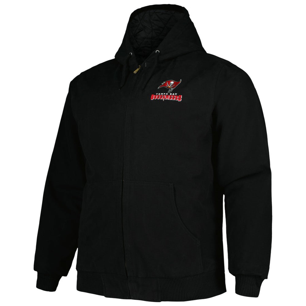 Tampa Bay Buccaneers Dunbrooke Big & Tall Dakota Canvas Hoodie Full-Zip Jacket | NFL Hot