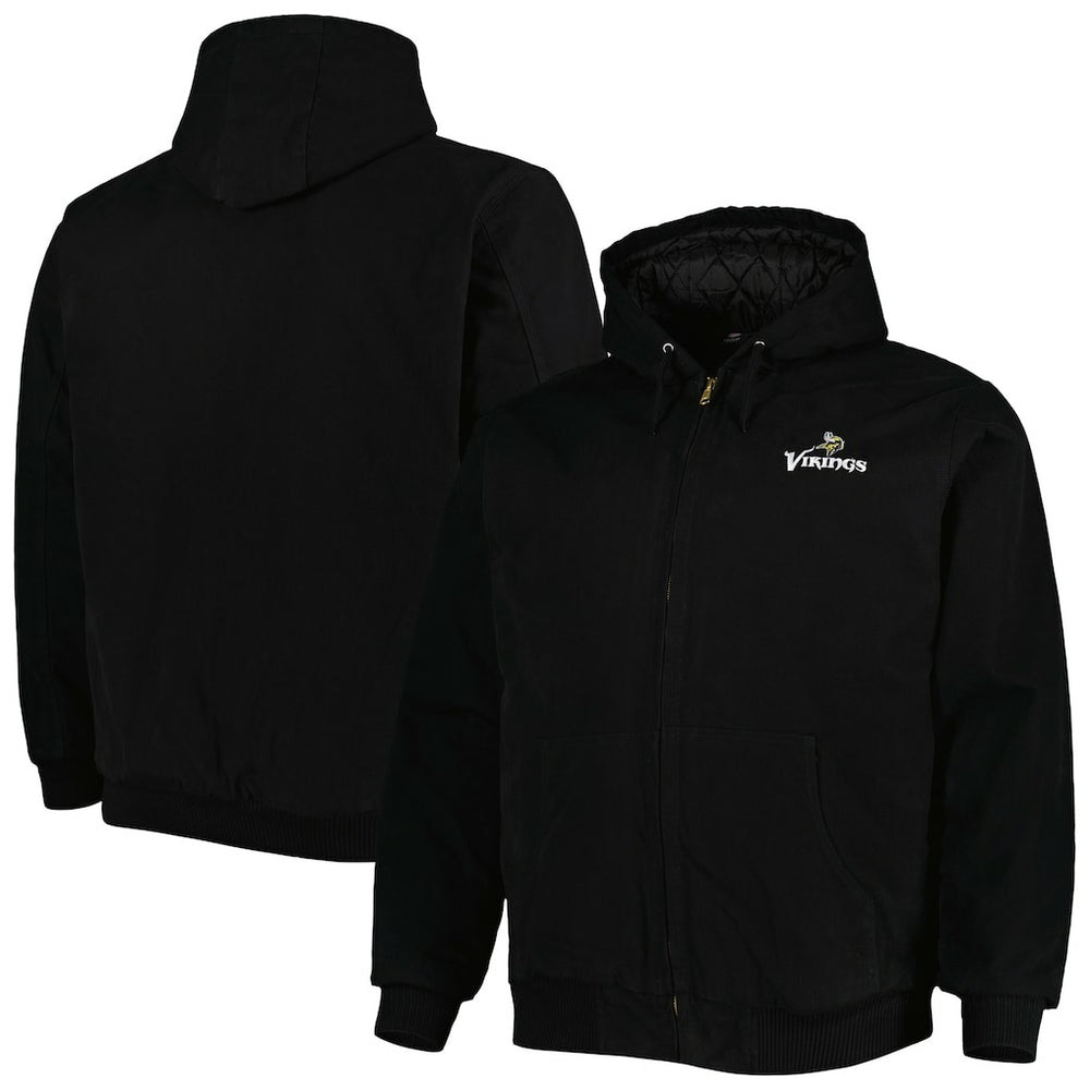 Minnesota Vikings Dunbrooke Big & Tall Dakota Canvas Hoodie Full-Zip Jacket | NFL Near me